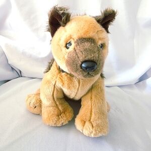 TY Classic Shultzie German Shepherd Dog Plush Stuffed Toy Rare 12 Inch 2003